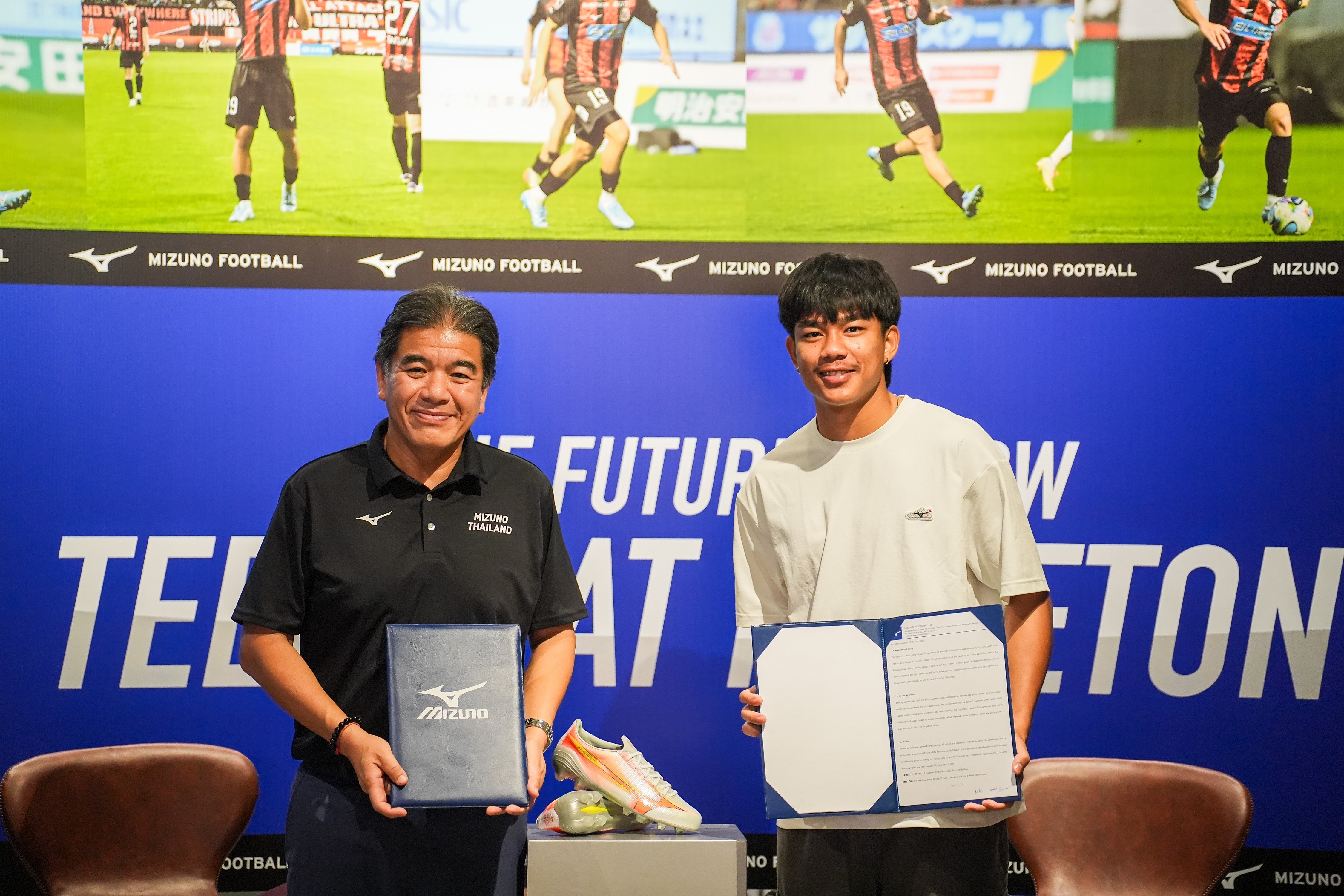 เปิดตัว “เปา” ธีรภัทร ปรือทอง เข้าสู่ครอบครัว Mizuno