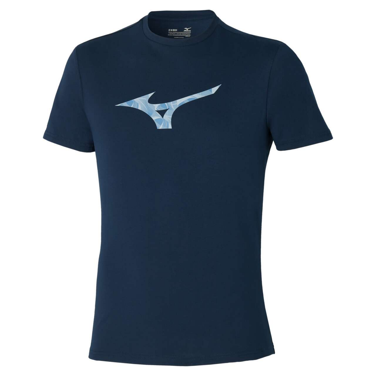 SEASONAL BLUE GRAPHIC TEE - Clothing - Tops