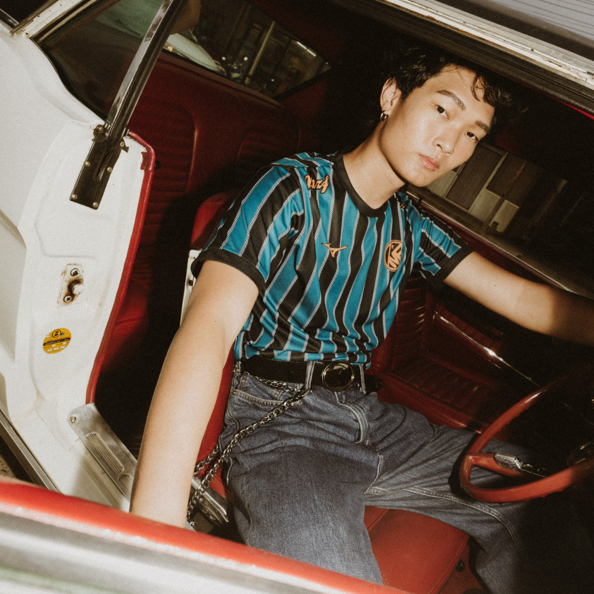 MFTB STRIPE TEE - Clothing - Tops